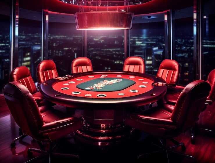 Ilustrasi antarmuka pengguna mesin777 saat bermain live casino dengan berbagai opsi permainan